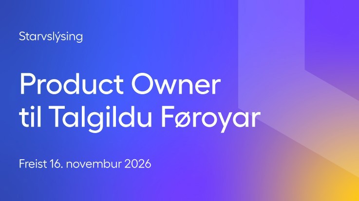 Product Owner Til TF Okt 2026