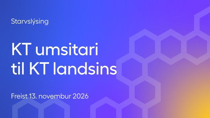 Kt Umsitari Til Kt Landsins Gj