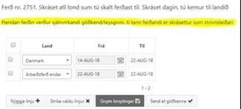 Ferdaavrokning Skrasettur Sum Stovnsleidari