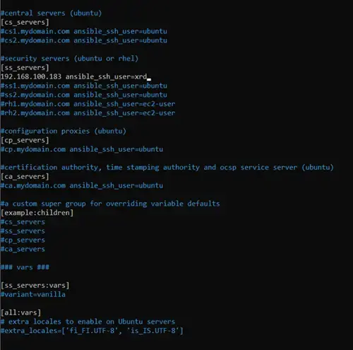 Ansible Inst 2