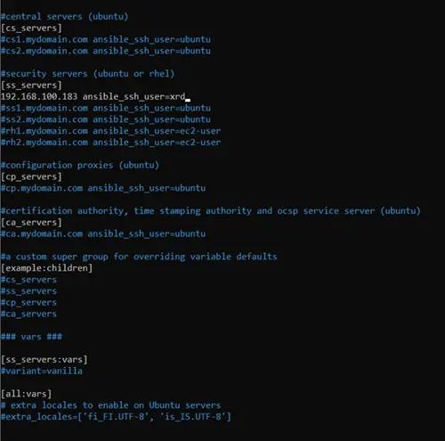 Ansible Inst 2